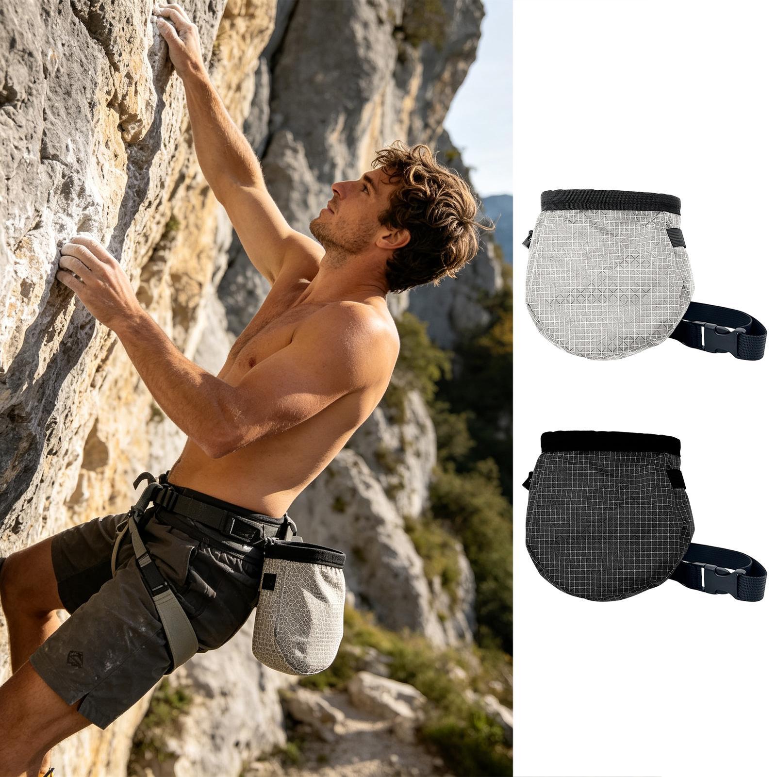 Chalk Bag Bouldering - Waterproof Rock Climbing Chalk Bag Adjustable