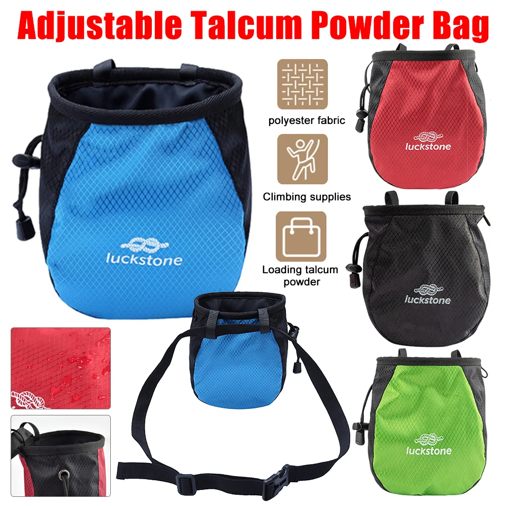 Chalk Bag Bouldering - Magnesium Powder Bag Outdoor Waterproof Chalk