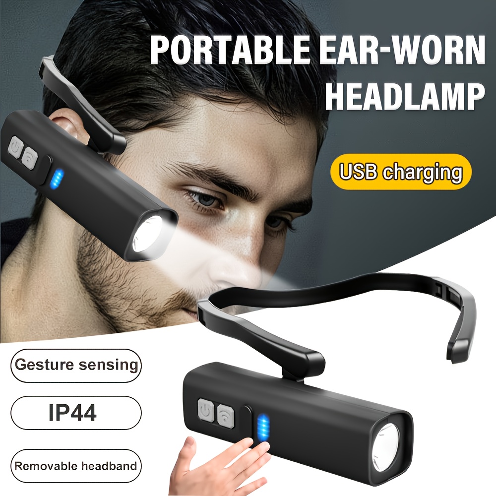 Headlamp Waterproof Rechargeable - Rechargeable Ear Clip Headlamp Induction LED