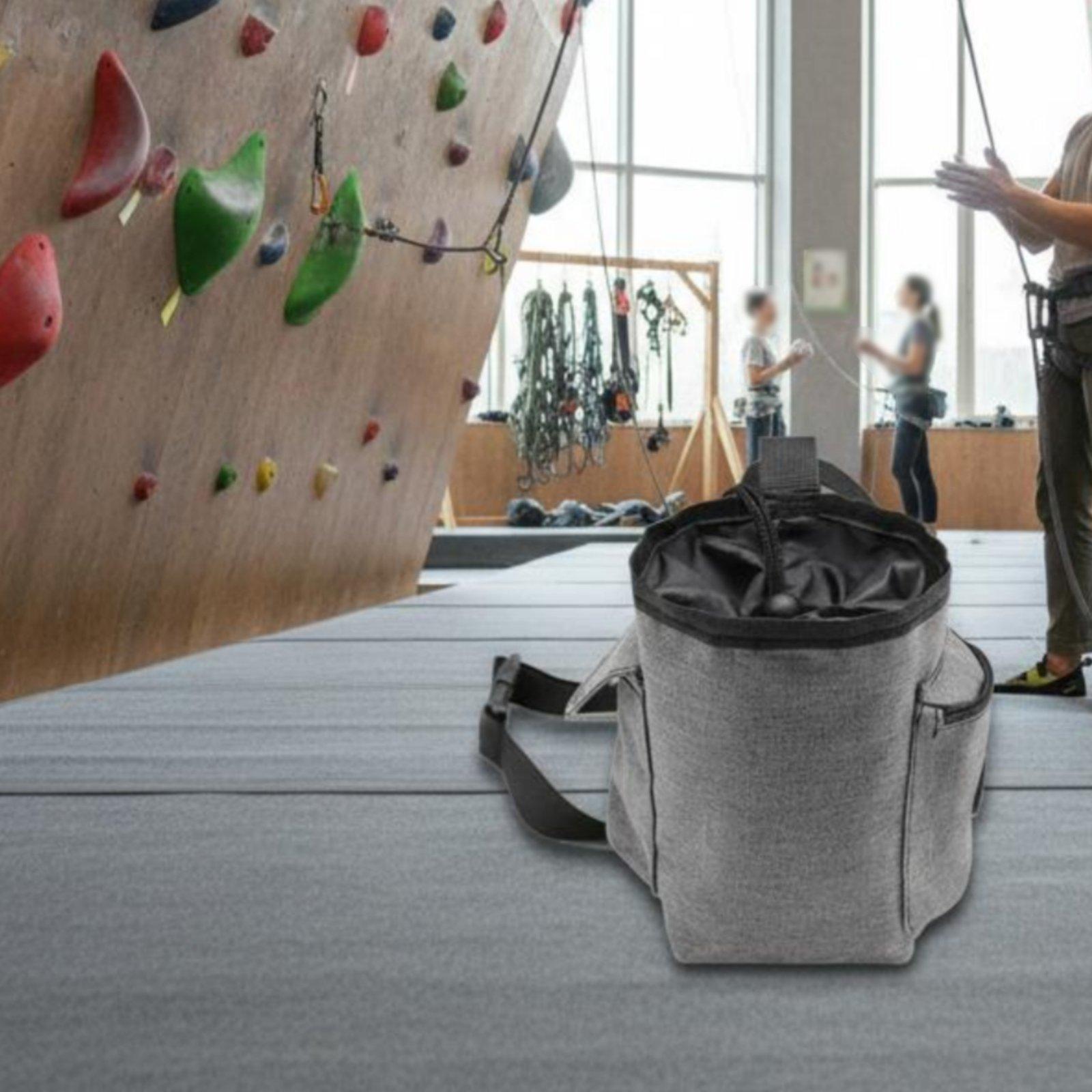 Chalk Bag Bouldering - Bouldering Chalk Bag Adjustable Belt Climbing
