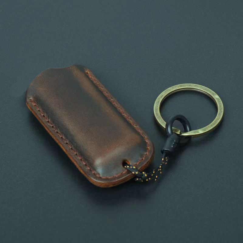 Outdoor Adventure Box - Classic Durable Leather Explosion-Proof Gas Lighter