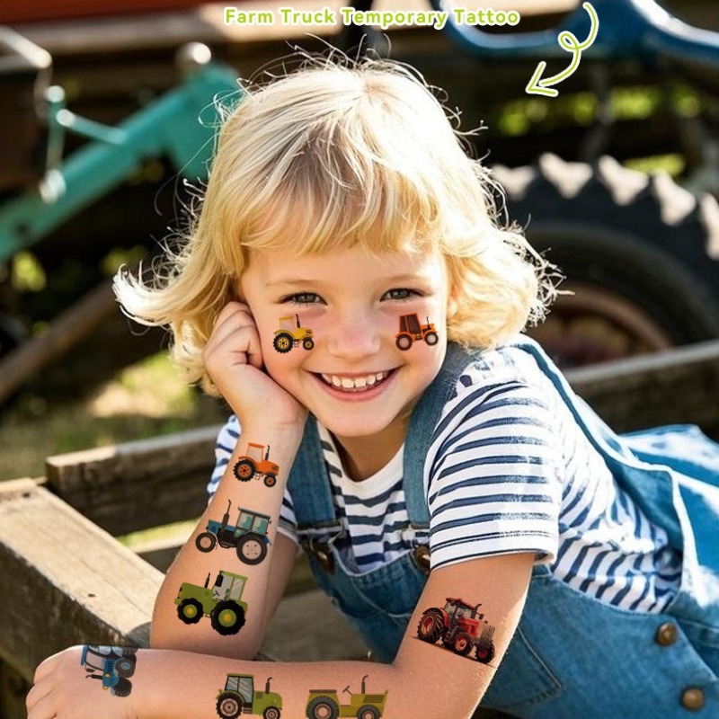 Kids Farm Adventure Tattoos 10 - Outdoor Adventure Farm 评论和价格