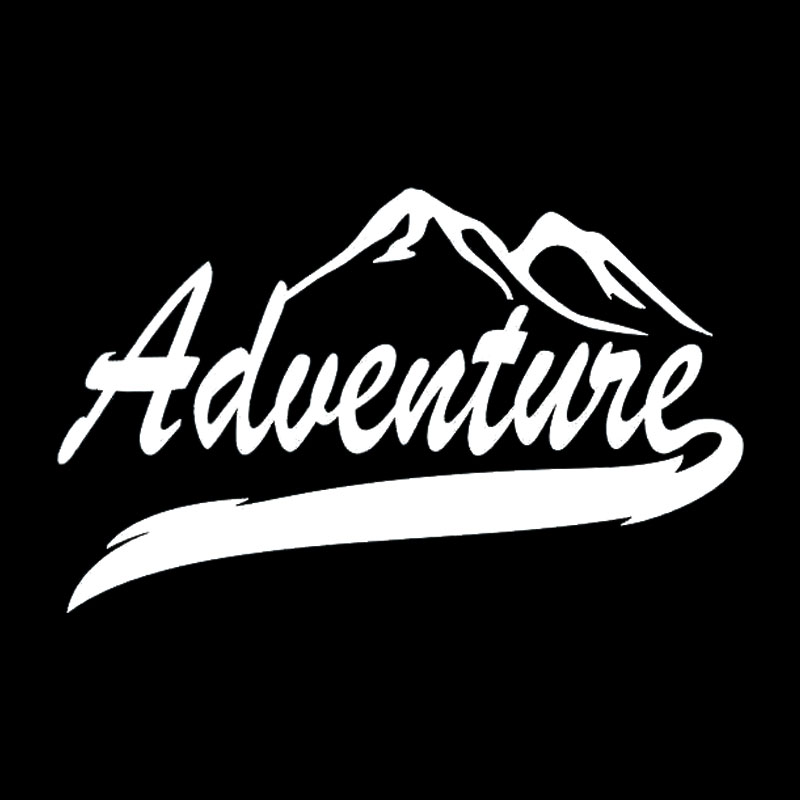 Car Sticker Funny Adventure Ca - Outdoor Adventure Words 评论和价格