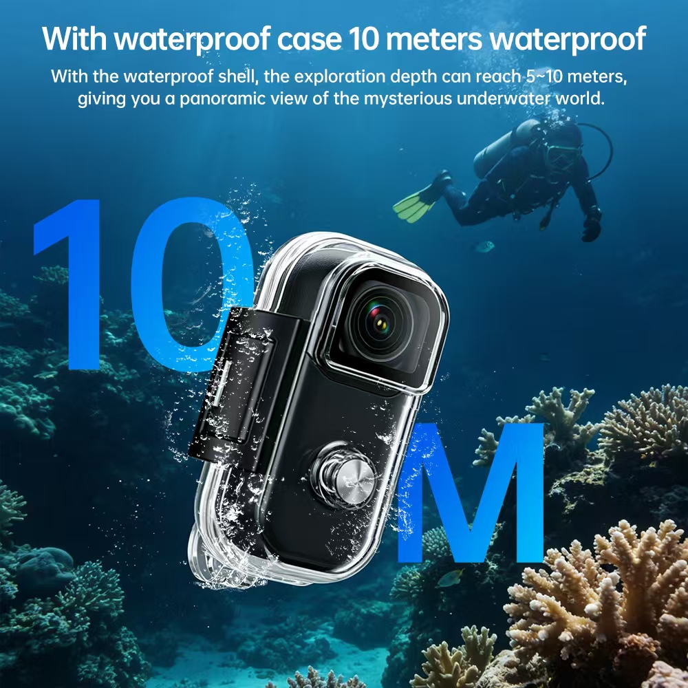 Mini 4K Action Camera Hands-Fr - Outdoor Adventure Videos 评论和价格