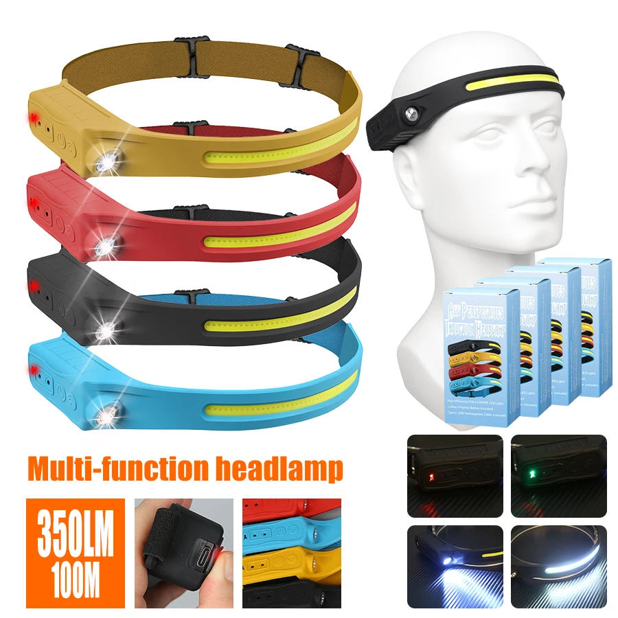 Rechargeable Headlamp 350 Lume - Headlamp Waterproof Rechargeable 评论和价格