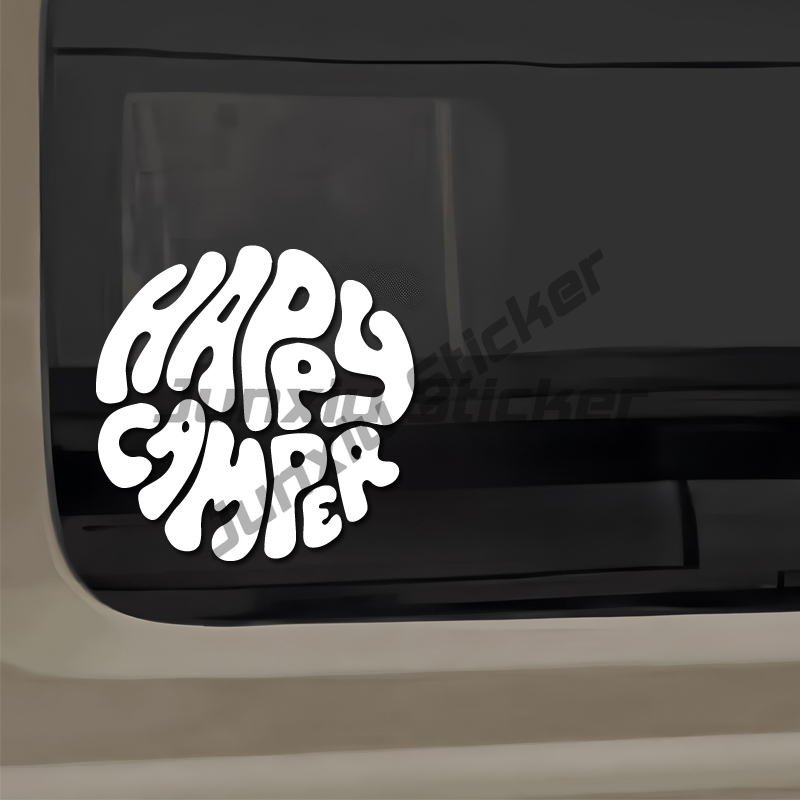 Happy Camper Boho Style Clip A - Outdoor Adventure Words 评论和价格