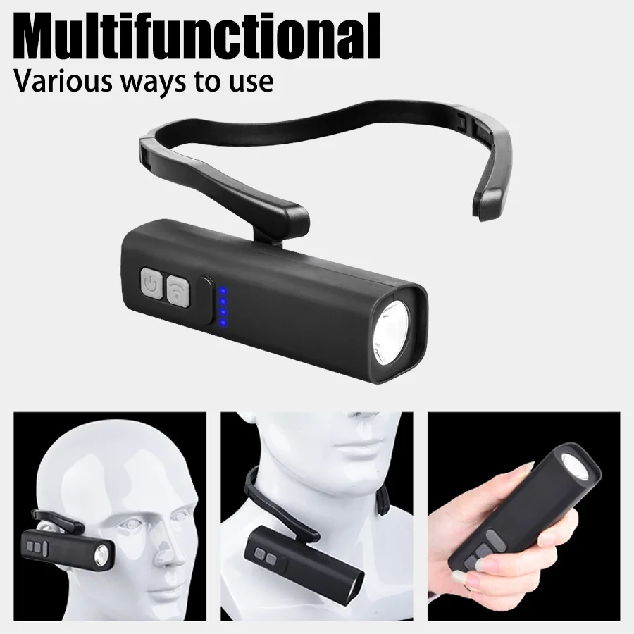 Super Bright Ear Clip Headlamp - Headlamp Waterproof Rechargeable 评论和价格