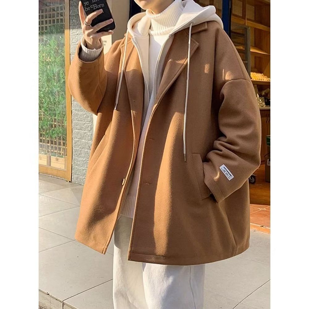 Wool Blend Coat Beige Mans Out - Outdoor Adventure Recreation 评论和价格
