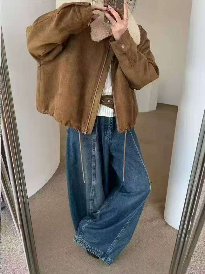 Lamb Wool Jacket Oversize Woma - Outdoor Adventure Farm 评论和价格