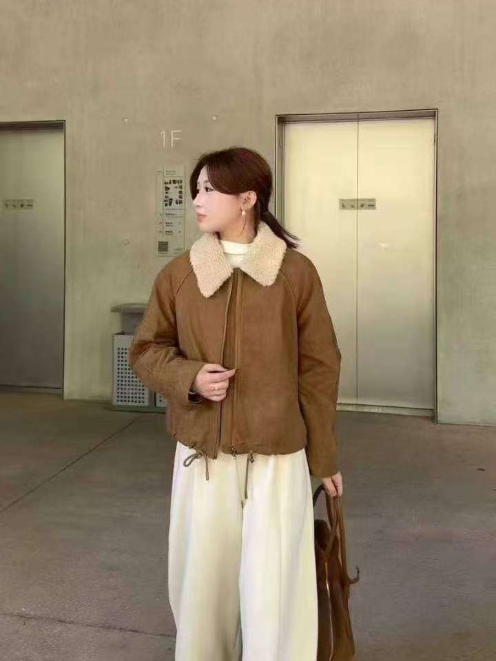 Lamb Wool Jacket Oversize Woma - Outdoor Adventure Farm 评论和价格