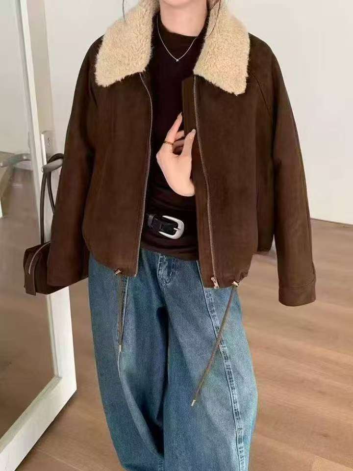 Lamb Wool Jacket Oversize Woma - Outdoor Adventure Farm 评论和价格