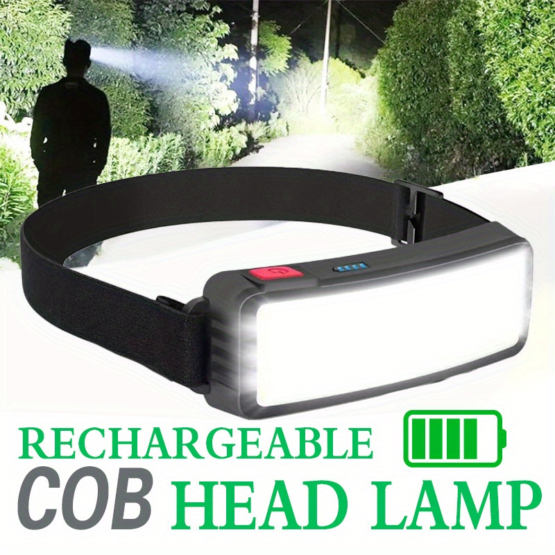 Powerful COB LED Headlamp Type - Headlamp Waterproof Rechargeable 评论和价格