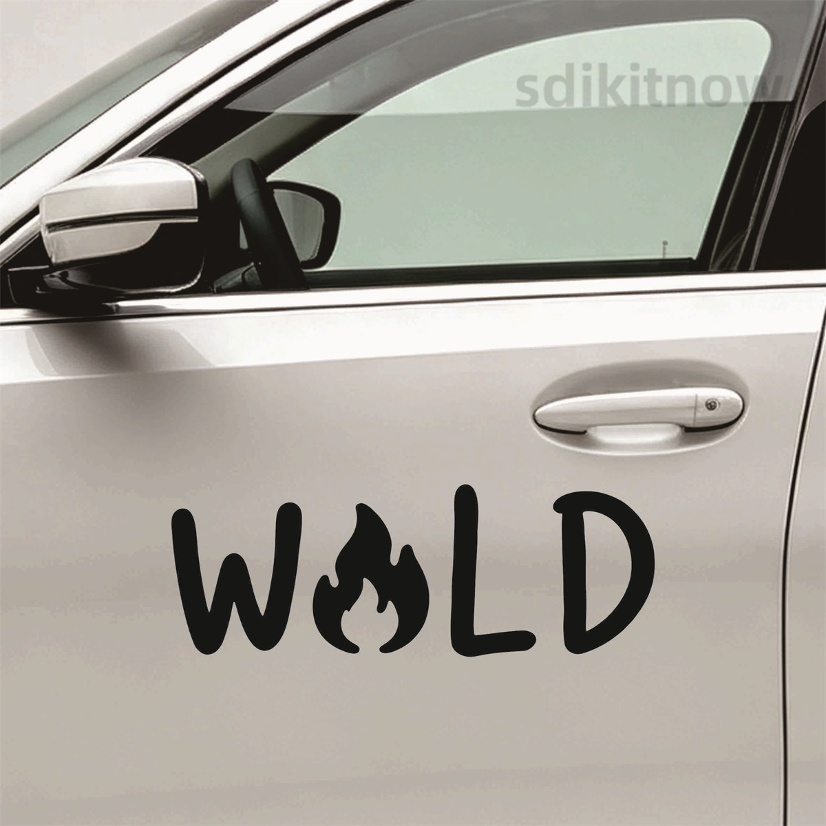 Wild Fire Camp Vinyl Car Stick - Outdoor Adventure Words 评论和价格