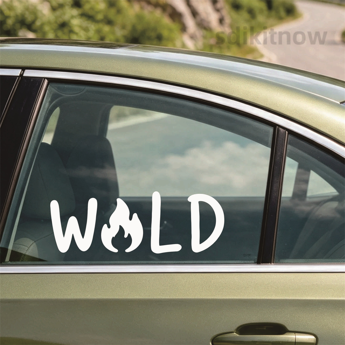 Wild Fire Camp Vinyl Car Stick - Outdoor Adventure Words 评论和价格