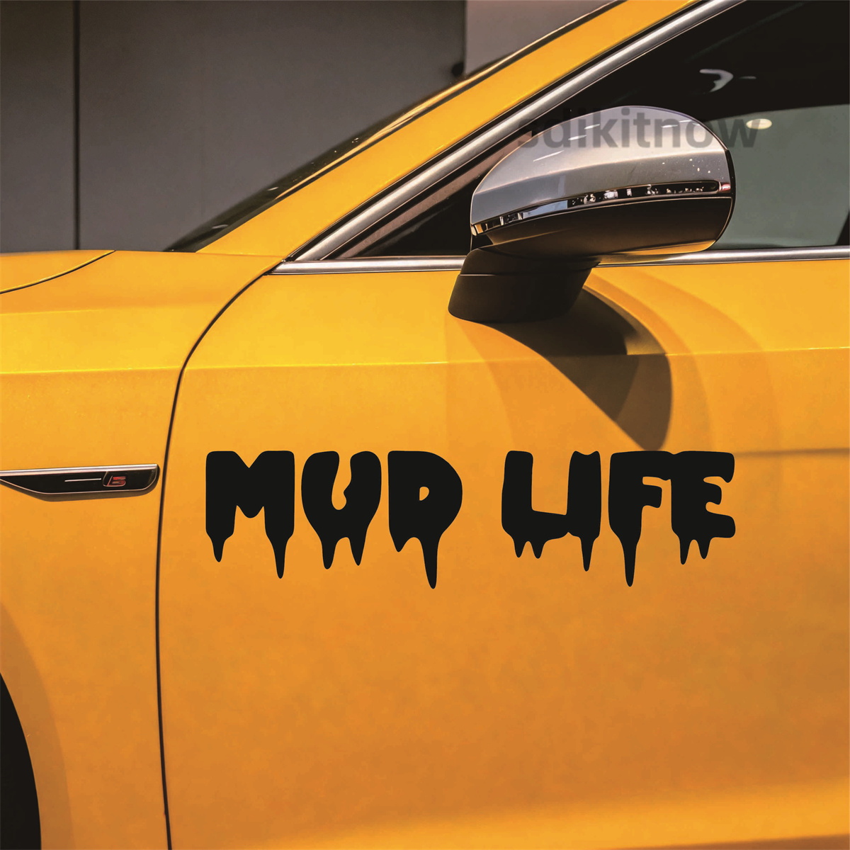 Dripping Mud Life Text car sti - Outdoor Adventure Words 评论和价格