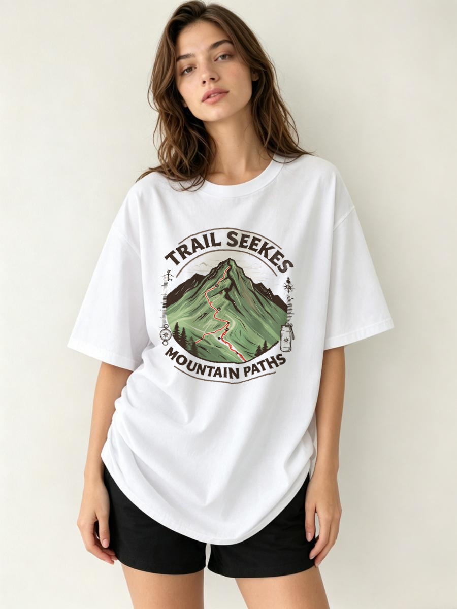 T Shirts Autumn Integration En - Outdoor Adventure Logo 评论和价格
