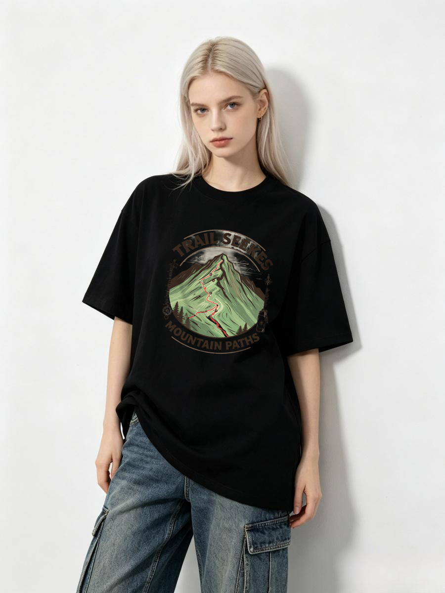 T Shirts Autumn Integration En - Outdoor Adventure Logo 评论和价格