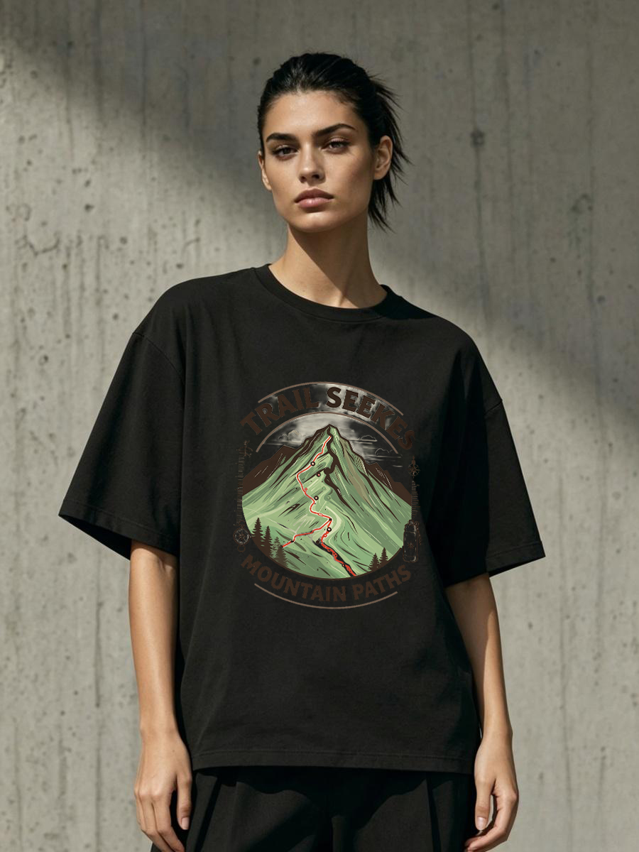 T Shirts Autumn Integration En - Outdoor Adventure Logo 评论和价格