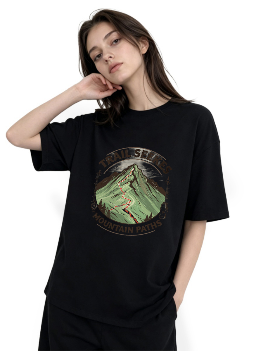 T Shirts Autumn Integration En - Outdoor Adventure Logo 评论和价格